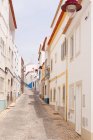 Portugal, blick auf die altstadt bei vila do bispo — Stockfoto