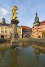 Allemagne, Thuringe, Eisenach, Vue du palais sur la place du marché — Photo de stock