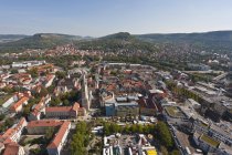 Allemagne, Thuringe, vue aérienne du paysage urbain d'Iéna — Photo de stock