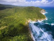 Caribe, Antillas, Antillas Menores, Santa Lucía, Dennery, Costa Este, Bahía Chaloupe - foto de stock