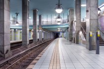 Berlino, stazione della metropolitana Lindauer Allee — Foto stock
