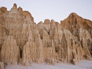 USA, Nevada, Rock formation at Cathedral Gorge Park — Stock Photo