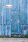 Испания, Голубая дверь, Закрыть — стоковое фото