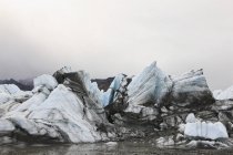 USA, Alaska, Veduta del ghiacciaio Matanuska di giorno — Foto stock