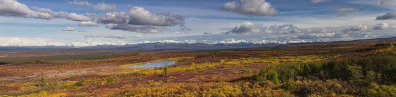 USA, Alaska, Veduta del paesaggio in autunno — Foto stock