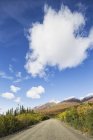 USA, Alaska, Veduta della Denali Highway in autunno — Foto stock