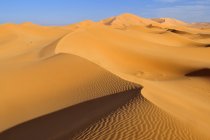 North Africa, Algeria, View of sand dunes at Erg Tibaradine — Stock Photo