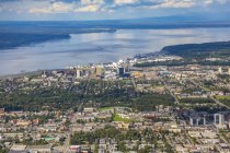 USA, Alaska, Anchorage, aerial view — Stock Photo