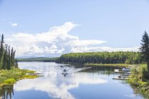 USA, Alaska, Lago vicino a Talkeetna — Foto stock