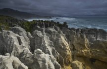 Nuova Zelanda, Isola del Sud, Westcoast, Punakaiki, Pancake Rocks — Foto stock
