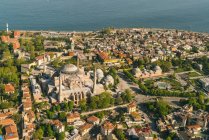 Turkey, Istanbul, Aerial view of Hagia Sofia Mosque — Stock Photo