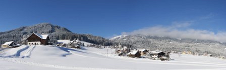 Austria, Upper Austria, Salzkammergut, Gosau, Ski area Dachstein-West — Stock Photo