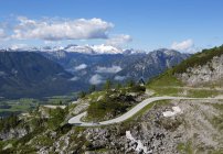 Austria, Styria, Salzkammergut, Ausseerland, View from Loser scenic road to Dachstein — Stock Photo