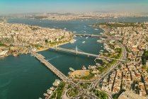 Turchia, Istanbul, veduta aerea della città di giorno — Foto stock
