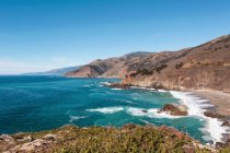 USA, California, View of coast with beach, Big Sur National Park — Stock Photo
