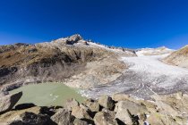 Svizzera, Vallese, Alpi, Ghiacciaio del Rodano — Foto stock