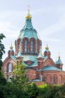 Finlandia, Helsinki, Cattedrale di Uspenski di giorno — Foto stock