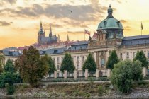 Repubblica Ceca, Praga, Accademia di Straka, castello — Foto stock
