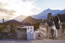 Suiza, Canton Vaud, Sion, paisaje urbano, casco antiguo - foto de stock