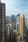 China, Hong Kong, Sheung Wang, high-rise buildings — Stock Photo