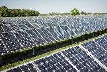 Germany, Kevelaer, solar plant at daytime — Stock Photo