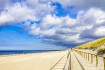 Germania, Schleswig-Holstein, Sylt, Kampen spiaggia diurna — Foto stock