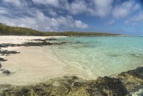 Mauricio, Isla Rodrigues, Playa Anse Ally - foto de stock