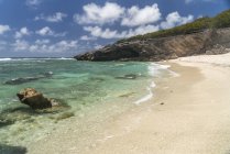 Mauricio, Isla Rodrigues, Playa Anse Philibert - foto de stock