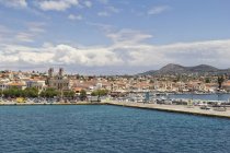 Grecia, Egina, vista sul porto — Foto stock