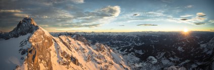 Austria, Salzkammergut, Koppenkarstein at sunset — Stock Photo