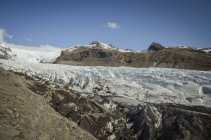 Islande, Parc national Skaftafell, langue du glacier Hafrafell — Photo de stock
