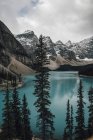 Canada, Alberta, Valley of the Ten Peaks, parc national Banff, lac Moraine — Photo de stock