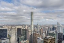 EUA, Nova Iorque, Manhattan, paisagem urbana vista da plataforma de observação Top of the Rock — Fotografia de Stock