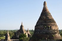 Myanmar, sitio arqueológico de Bagan - foto de stock