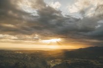 Kuba, Trinidad, Wolken bei Sonnenuntergang — Stockfoto