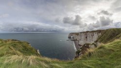 França, Normandia, Etretat, Cliffs — Fotografia de Stock