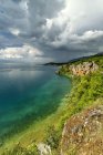 Macedonia, Ohrid Municipio, Ohrid, Bahía de Huesos - foto de stock