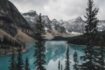 Canada, Alberta, Valley of the Ten Peaks, parc national Banff, lac Moraine — Photo de stock