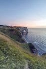 França, Normandia, Etretat, Cliffs — Fotografia de Stock