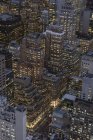 USA, New York City, Manhattan, view from Top of the Rock observation platform — Stock Photo