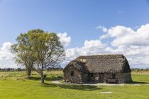 Reino Unido, Escócia, Culloden, Culloden Moor battlefield, Leanach Cottage — Fotografia de Stock