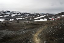 Islanda, Sud-Ovest, Landmannalaugar, Highland, Hrafntinnusker hut — Foto stock