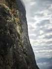 Áustria, Tirol, dois alpinistas em Martinswand — Fotografia de Stock