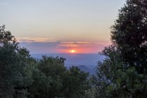 Spain, Catalonia, Montserrat at sunset — Stock Photo