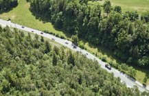 Austria, Tyrol, Aerial view of country road — Stock Photo