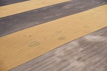 EUA, Fotografia aérea da agricultura de contorno após a colheita nas pastagens nacionais de Pawnee, no leste do Colorado — Fotografia de Stock