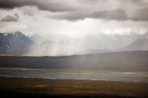 США, Аляска, Denali Національний парк, дощ в діапазоні Аляски восени — стокове фото