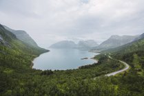 Norway, Senja island, coastal landscape — Stock Photo