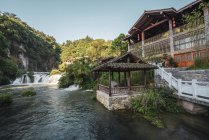 Китай, Гуйчжоу, Тятіхе парк, водоспад — стокове фото