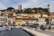 Francia, Cannes, Città Vecchia, Le Suquet, porto — Foto stock